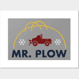 Mr. Plow Logo (color) Posters and Art